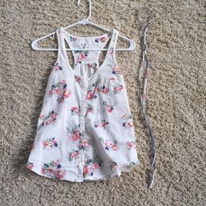 Cute floral tank top